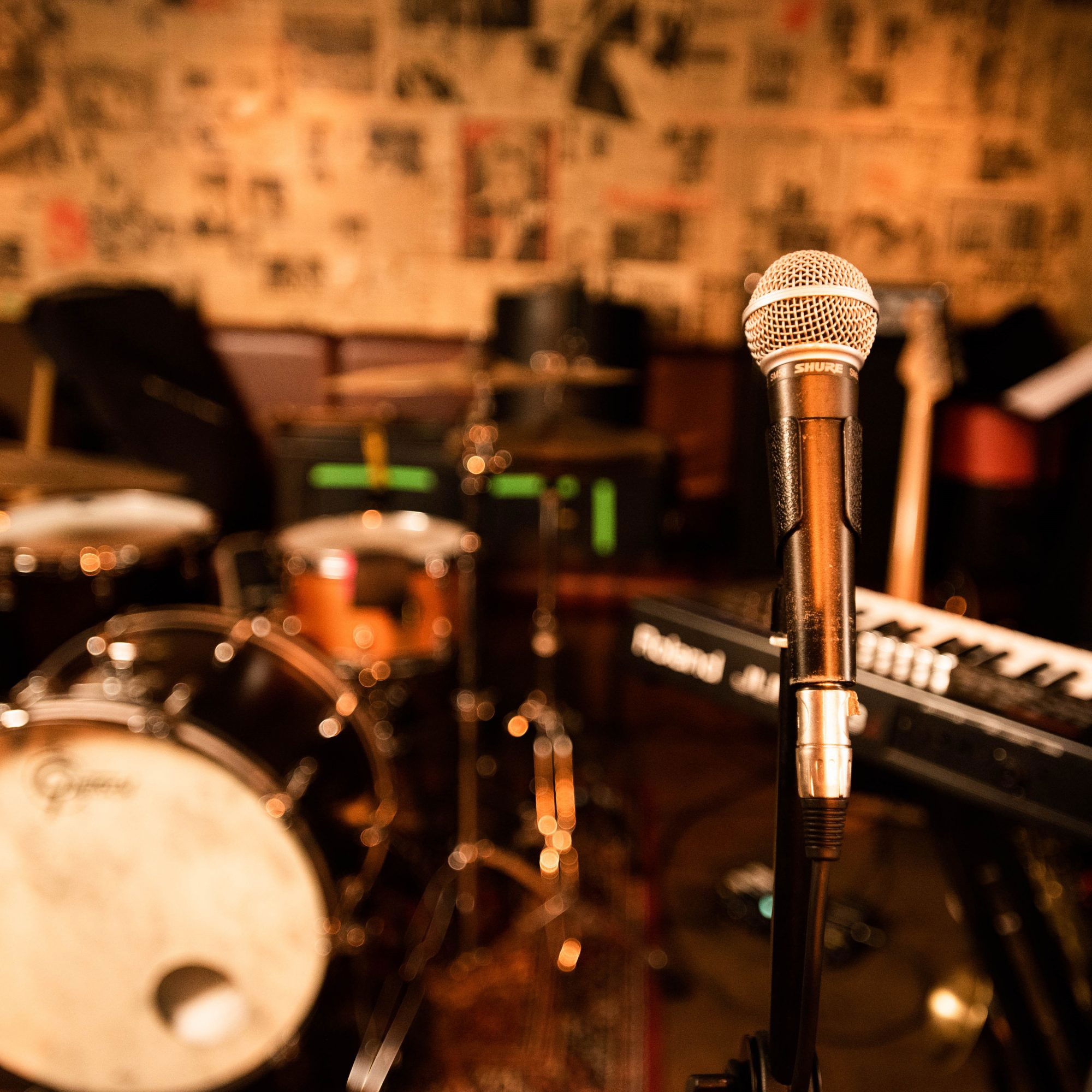 Live music setup
